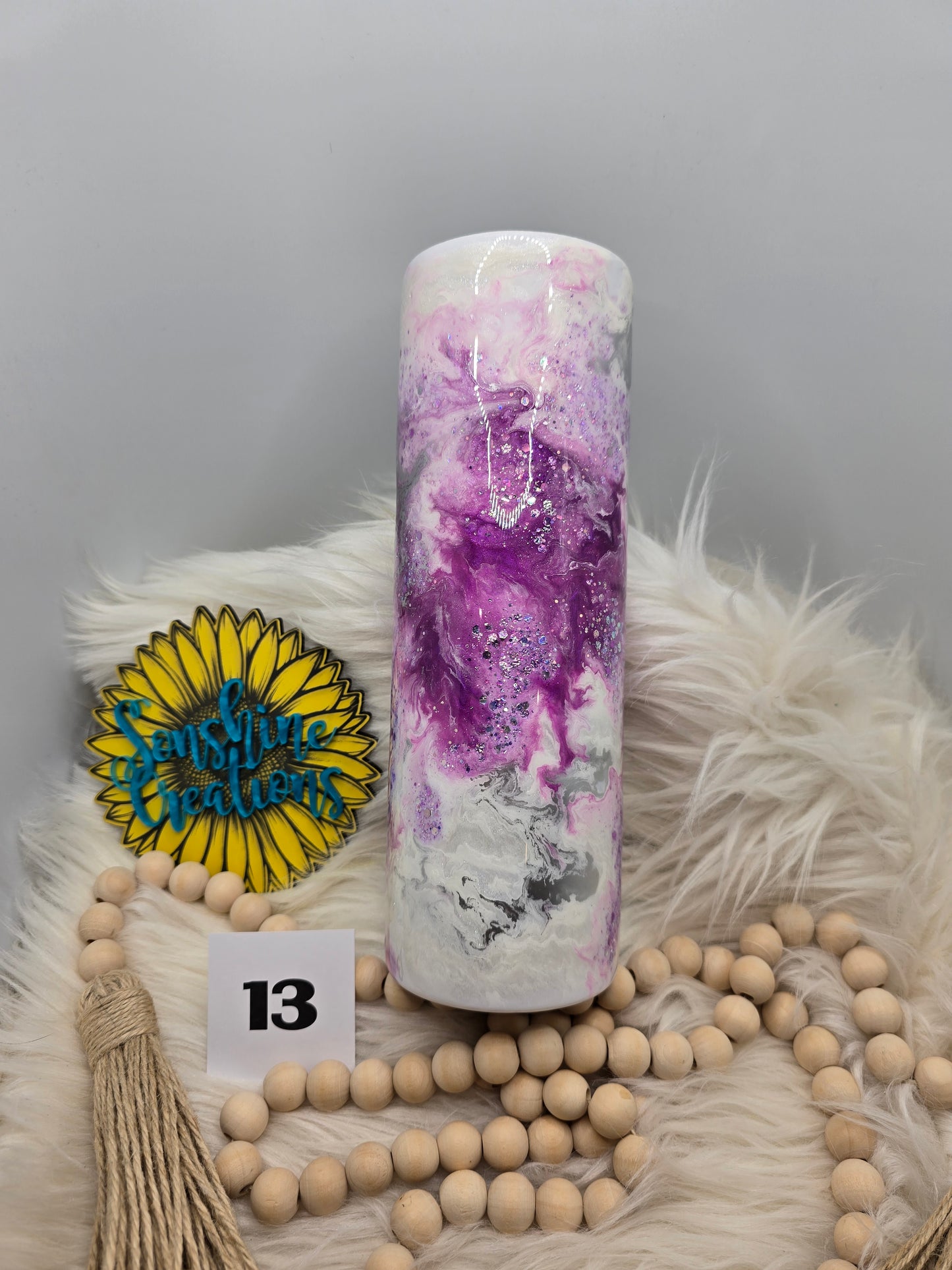 #13 - 30oz Skinny- Lavender color melt