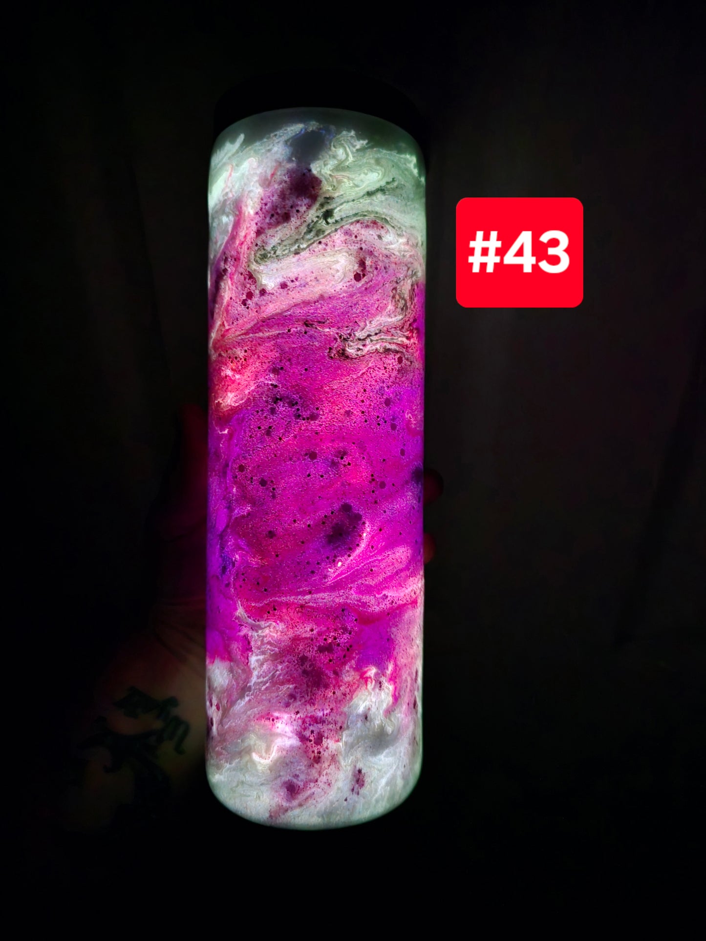 #43 Live Sale 5/03/2026 - 30oz duo skinny- Pink glow colormelt