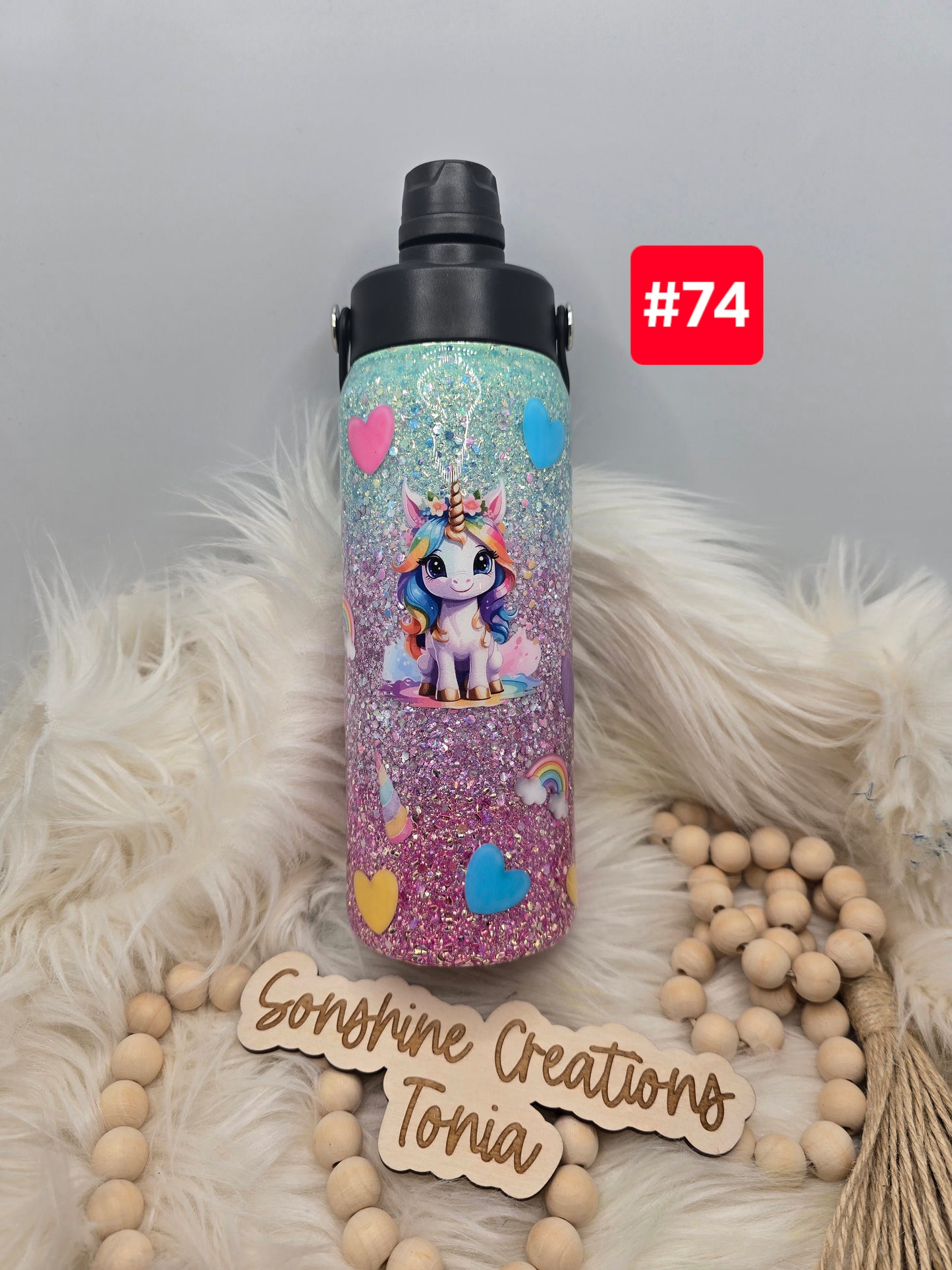 #74-Live Sale 12/07/2025 - 18oz Hydro- Unicorns