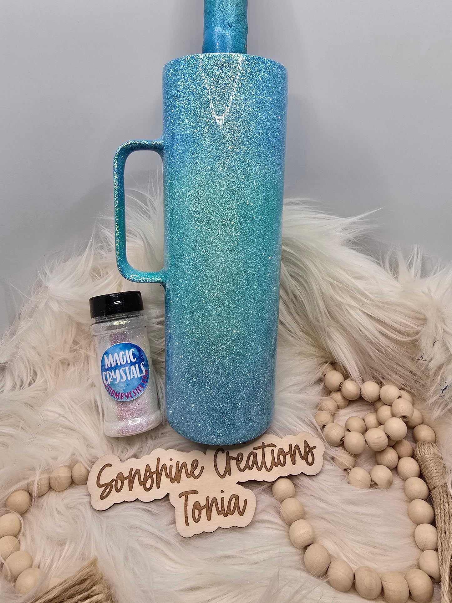 Live Hydrodipping base 1/12/2026 7pm cst live- 30oz Hoggdle- CBE Magic Crystals cheat ombre