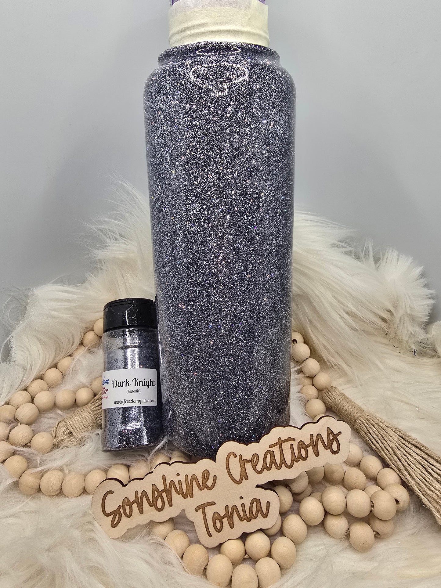 Live Hydrodipping base 2/17/26 7pm cst live- 40oz Hydro Duo- Freedom Glitter: Dark Knight