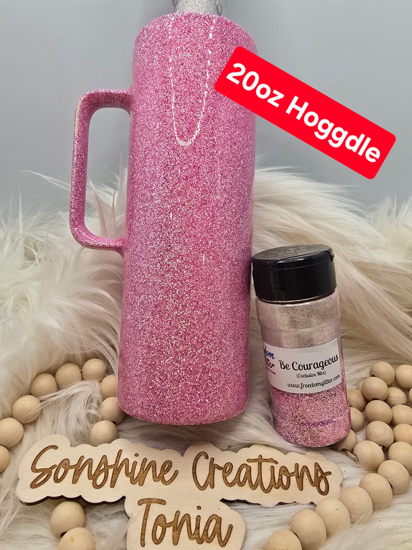 Live Hydrodipping base 12/01/25 7pm cst live- 20oz Hoggdle- Freedom Glitter: Be Courageuos