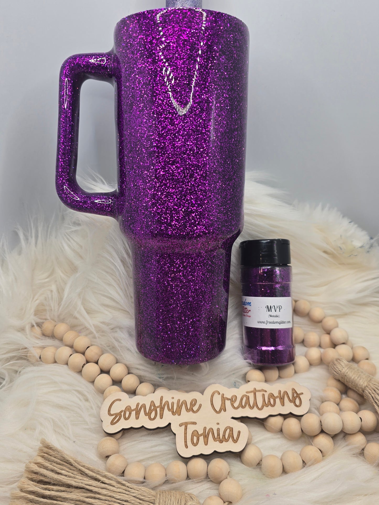 Live Hydrodipping base 6/30/26 7pm cst live- 40oz Handle- Freedom Glitter: MVP