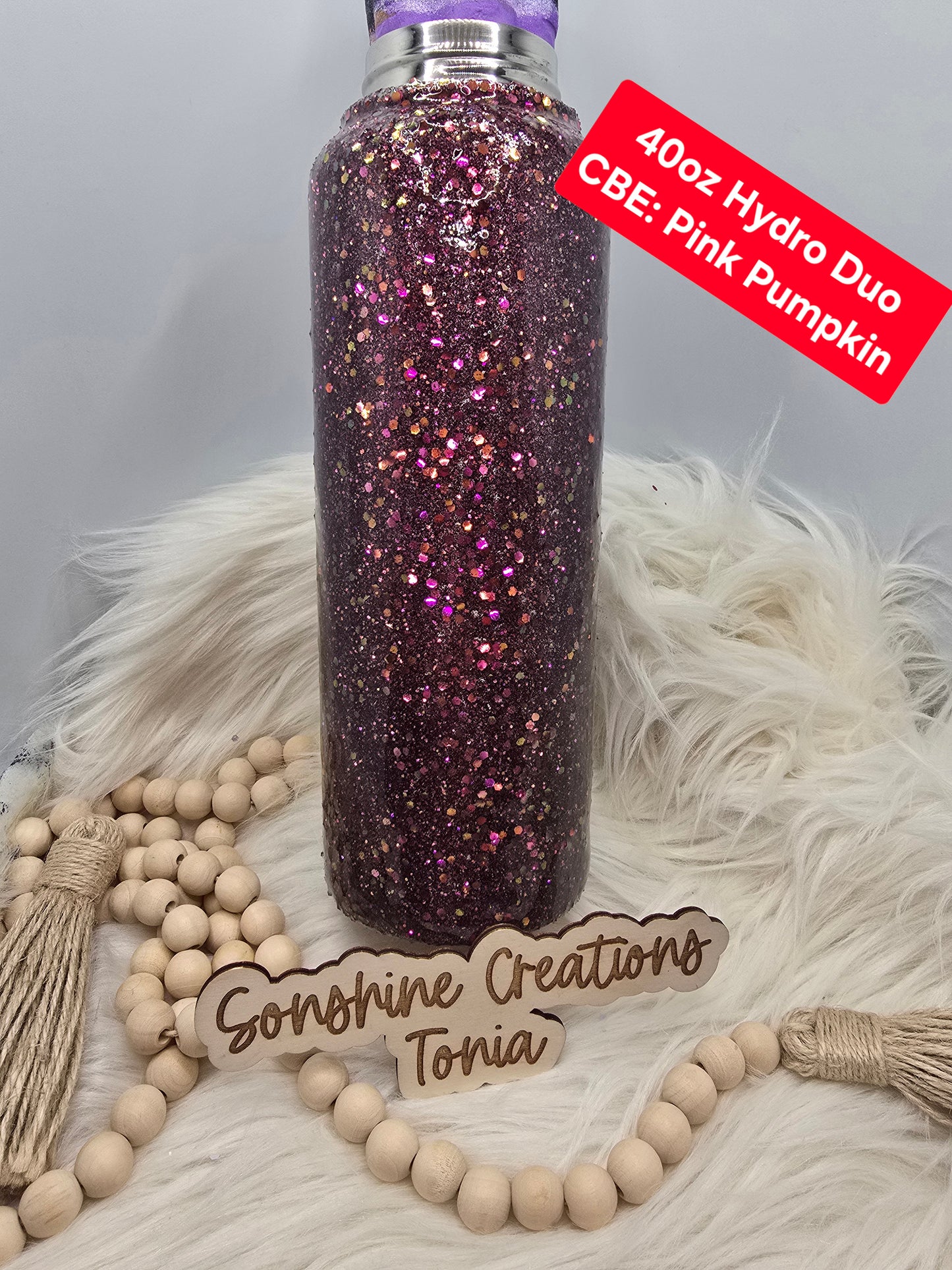 10/14/2025 7pm cst live- Custom Tuesday- 40oz Hydro Sport- CBE: Pink Pumpkin