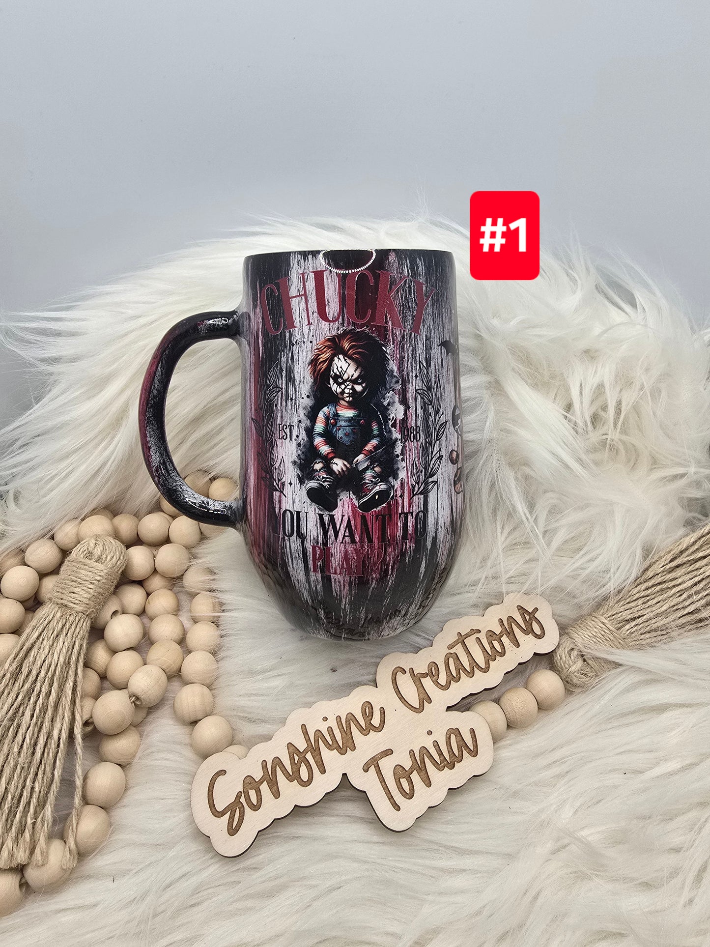 #1- Live Sale 09/14/2025 - 16 oz. Coffee Mug: Chucky