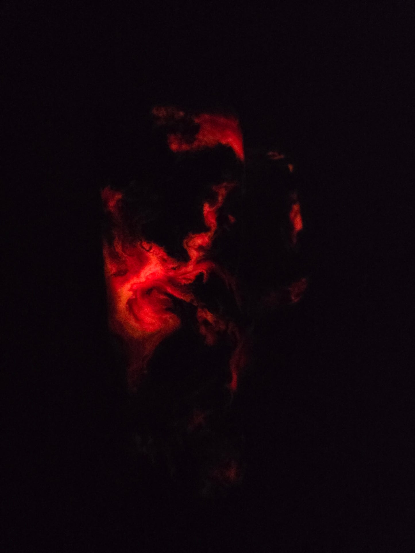 #41- 40oz Handle- Coral nebula w/glow- Phoenix