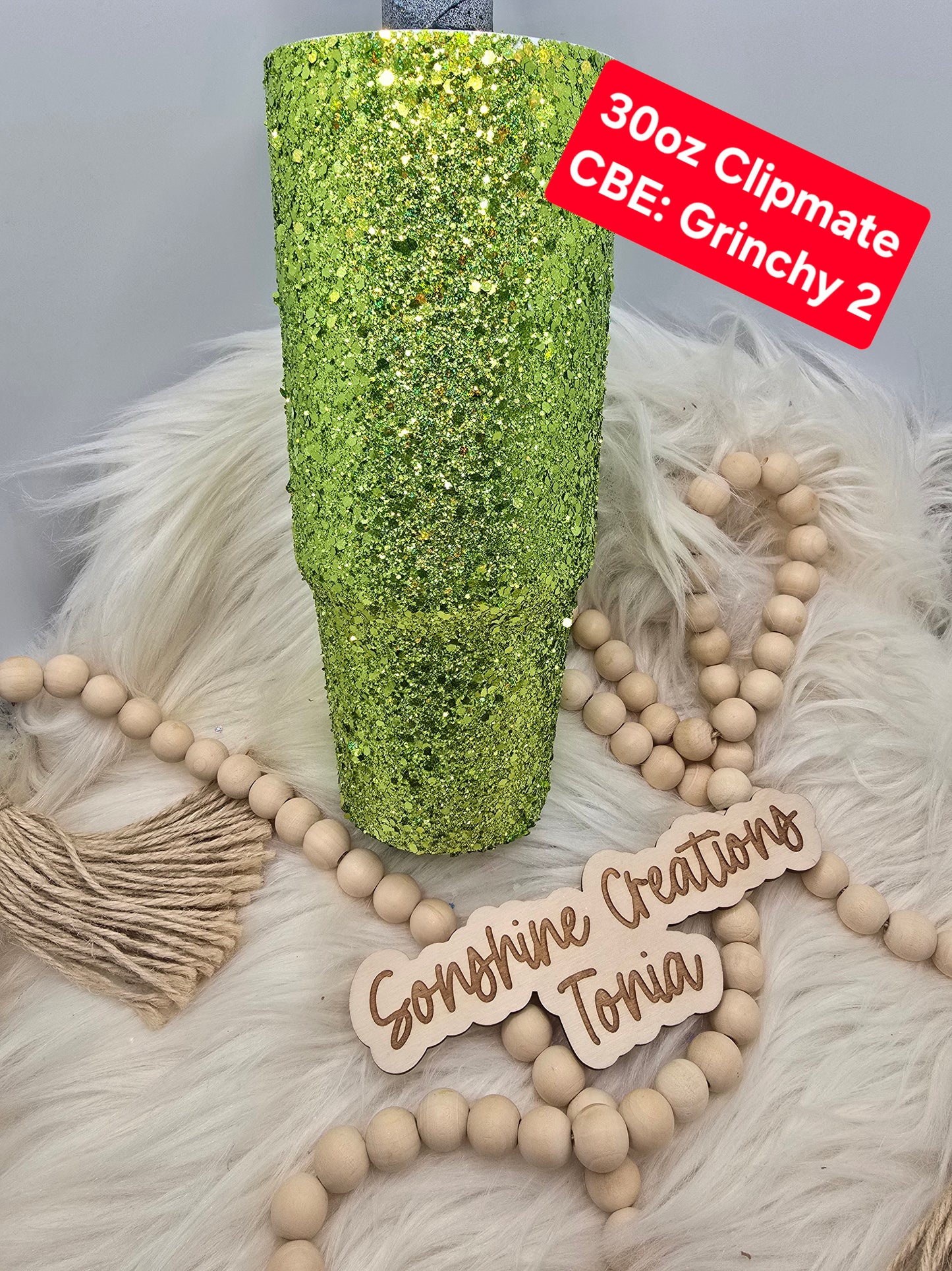 LIVE HYDRO DIP BASE 11/04/2025- 30oz Clipmate- CBE: Grinchy 2