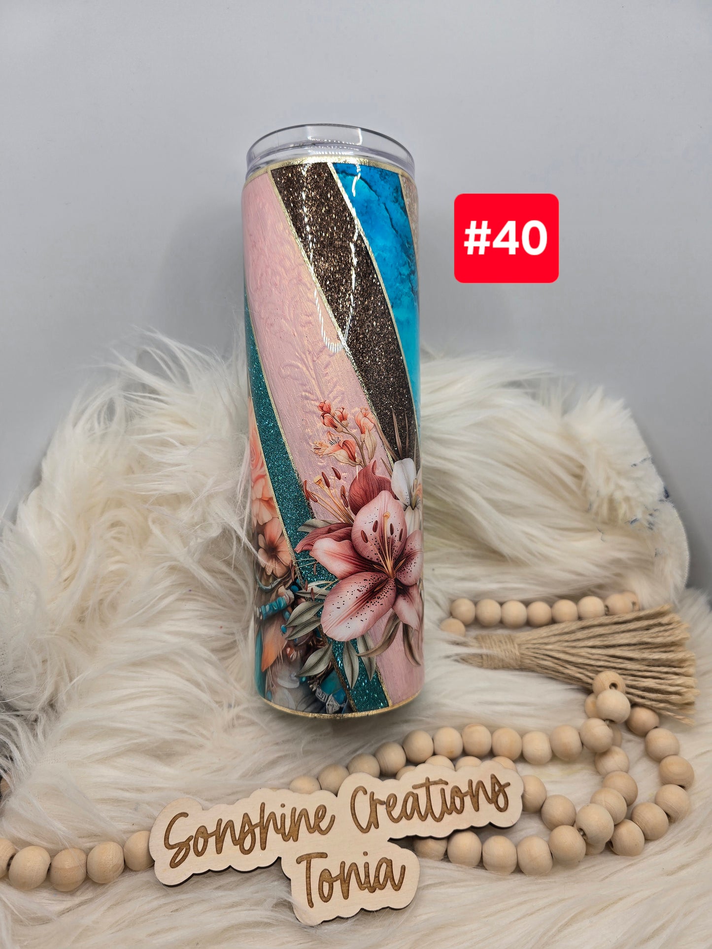 #40 Live Sale 5/03/2026 - 30oz skinny- Blessed Mix media