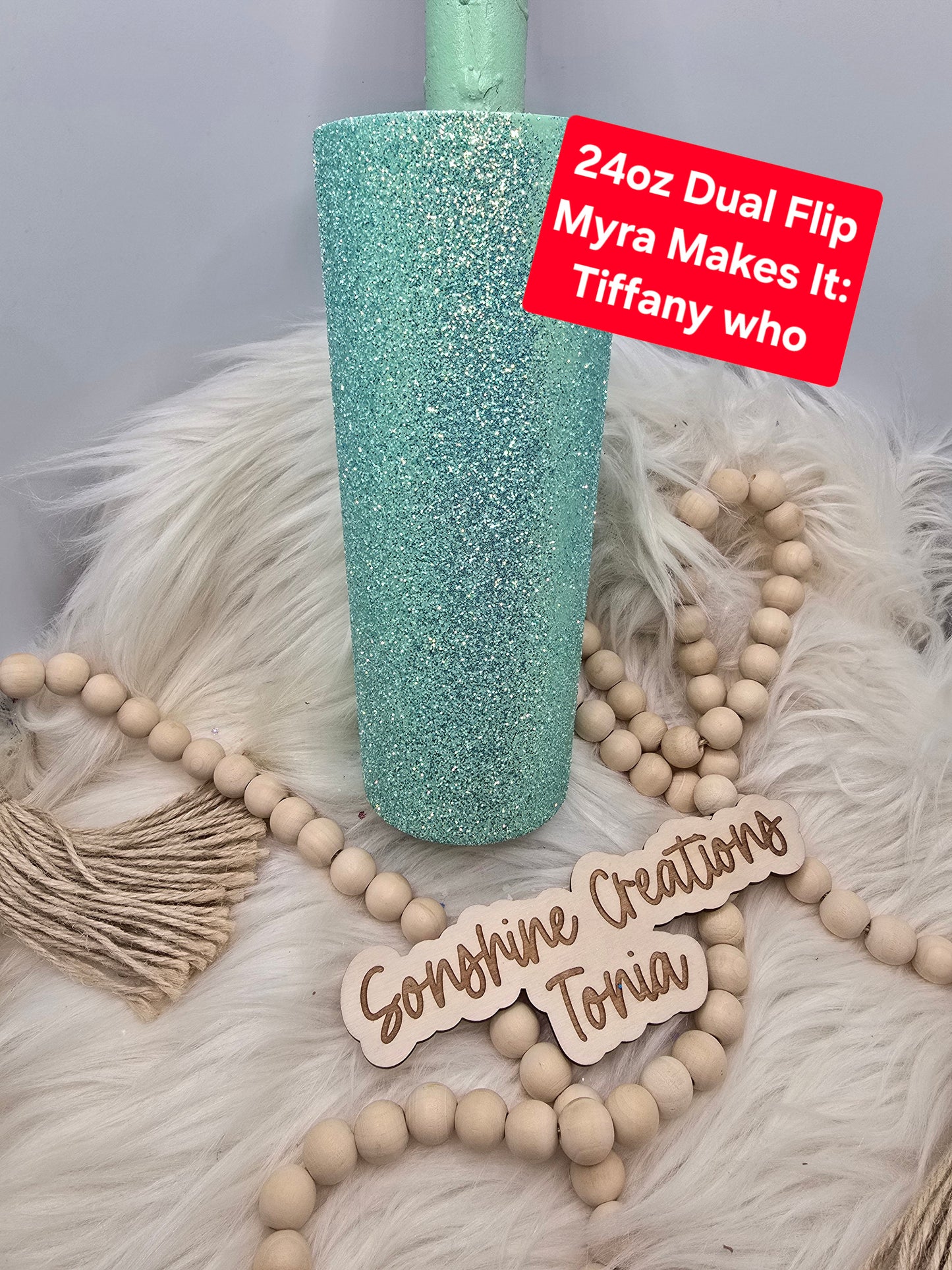 LIVE HYDRO DIP BASE 11/04/2025- 24oz Dual Flip- Myrra Makes it: Tiffany Who