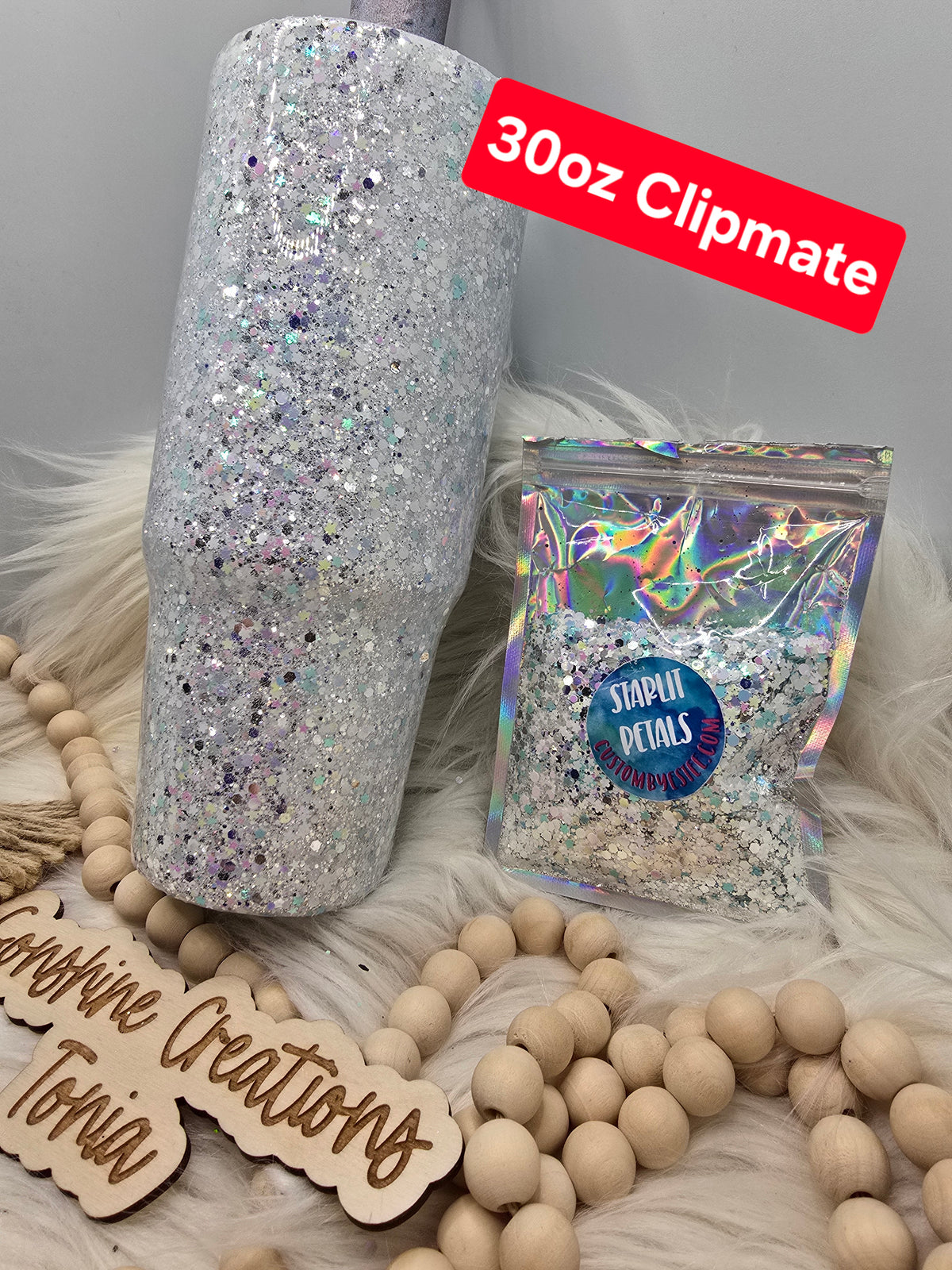 Live Hydrodipping base 11/18/25 10am cst live- 30oz Clipmate- CBE: Starlit Petals