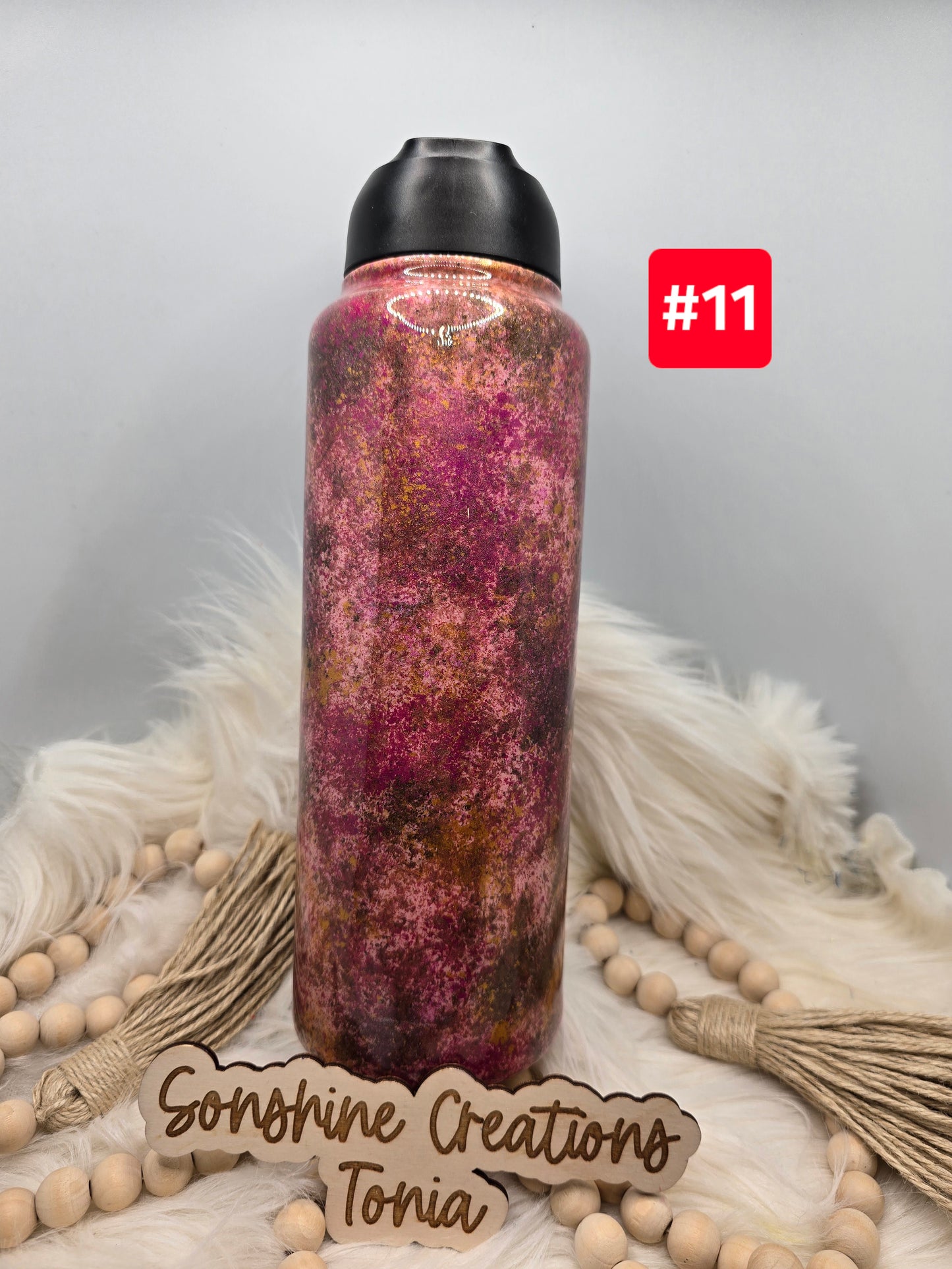 #11 Live Sale 3/15/2026 - 40oz Hydro Duo- Pink Patina- Compass