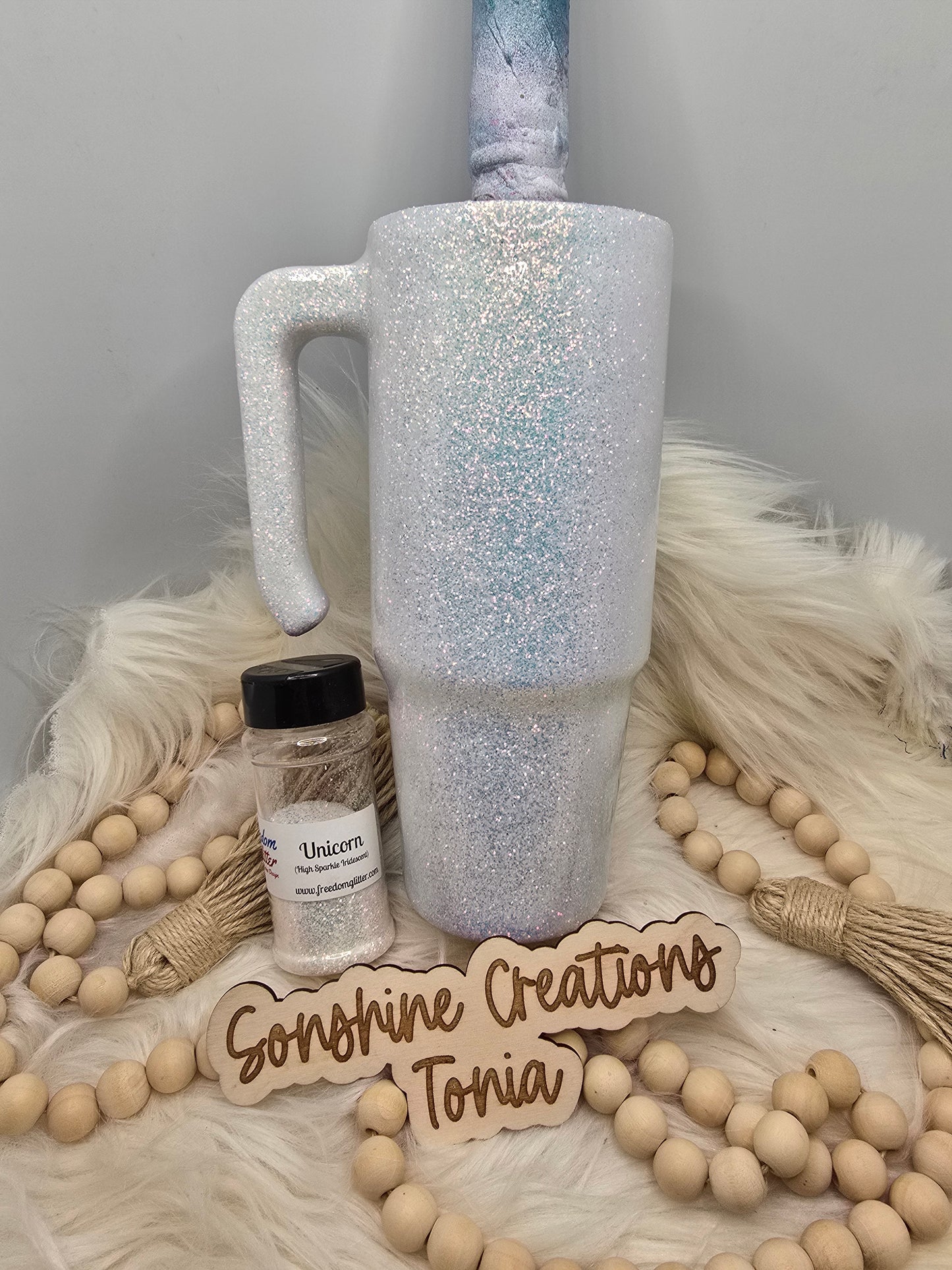 Live Hydrodipping base 3/03/26 7pm cst live- 30oz Grippy- Freedom Glitter: Unicorn