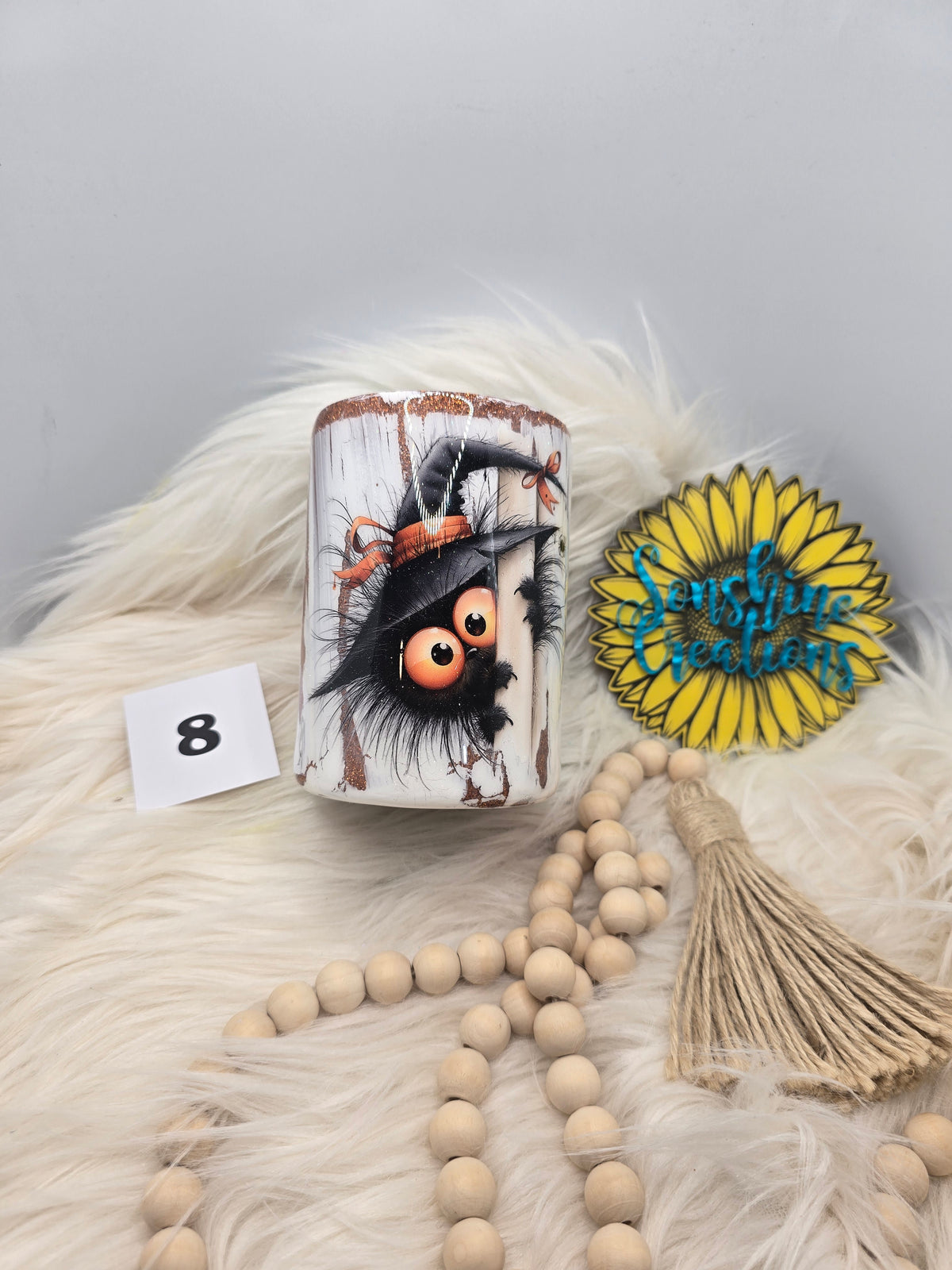 #8 - 14oz Thick - Witchy Cat - Crackle