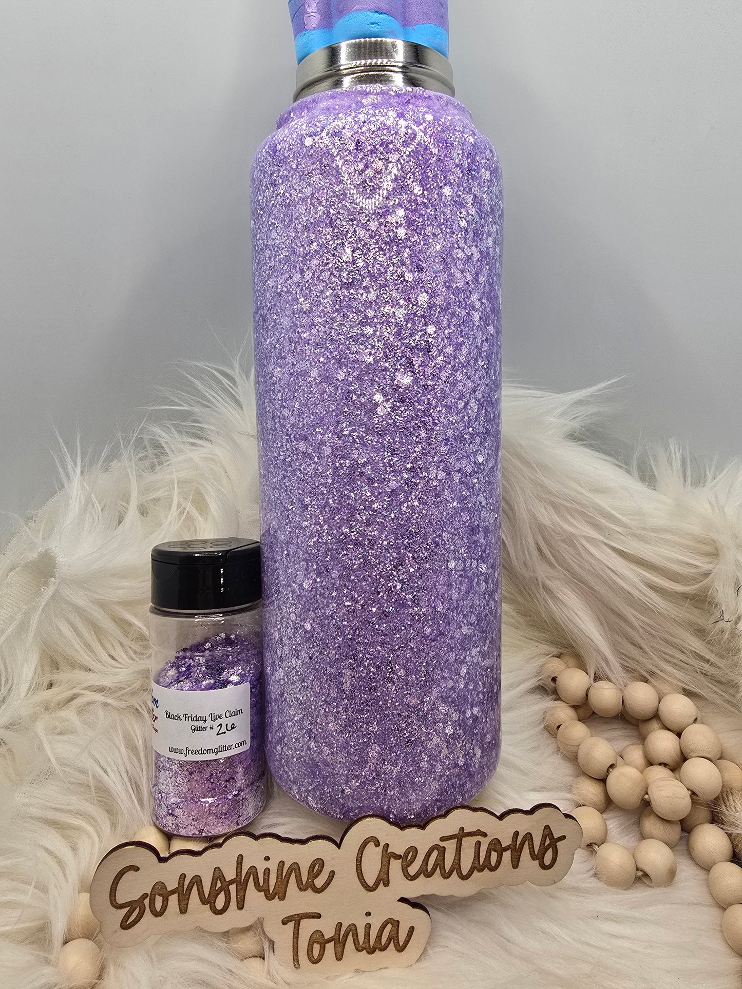 12/18/25 10am cst live- Custom Thursday- 40oz Hydro Sport duo- Freedom glitter: BF #26