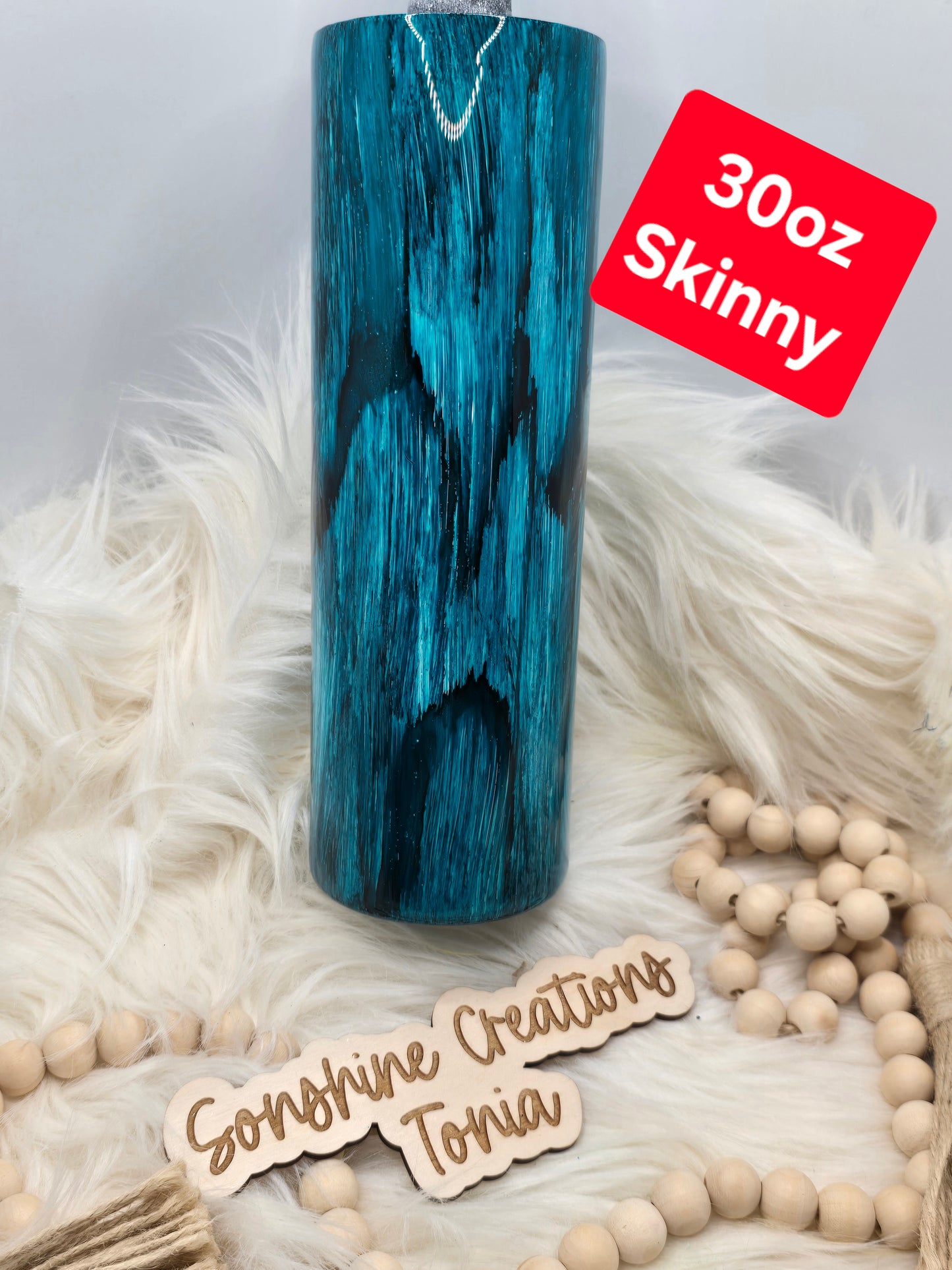 Live Hydrodipping base 12/30/25 7pm cst live- 30oz Skinny- Stream woodgrain