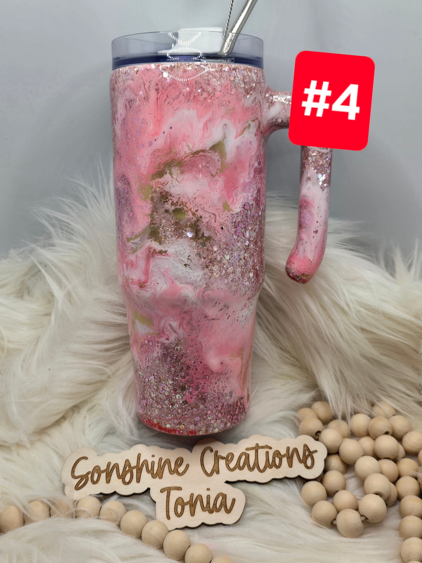 #4 Live Sale 2/01/2026 - 30oz Grippy- Pink cloud Be You tiful