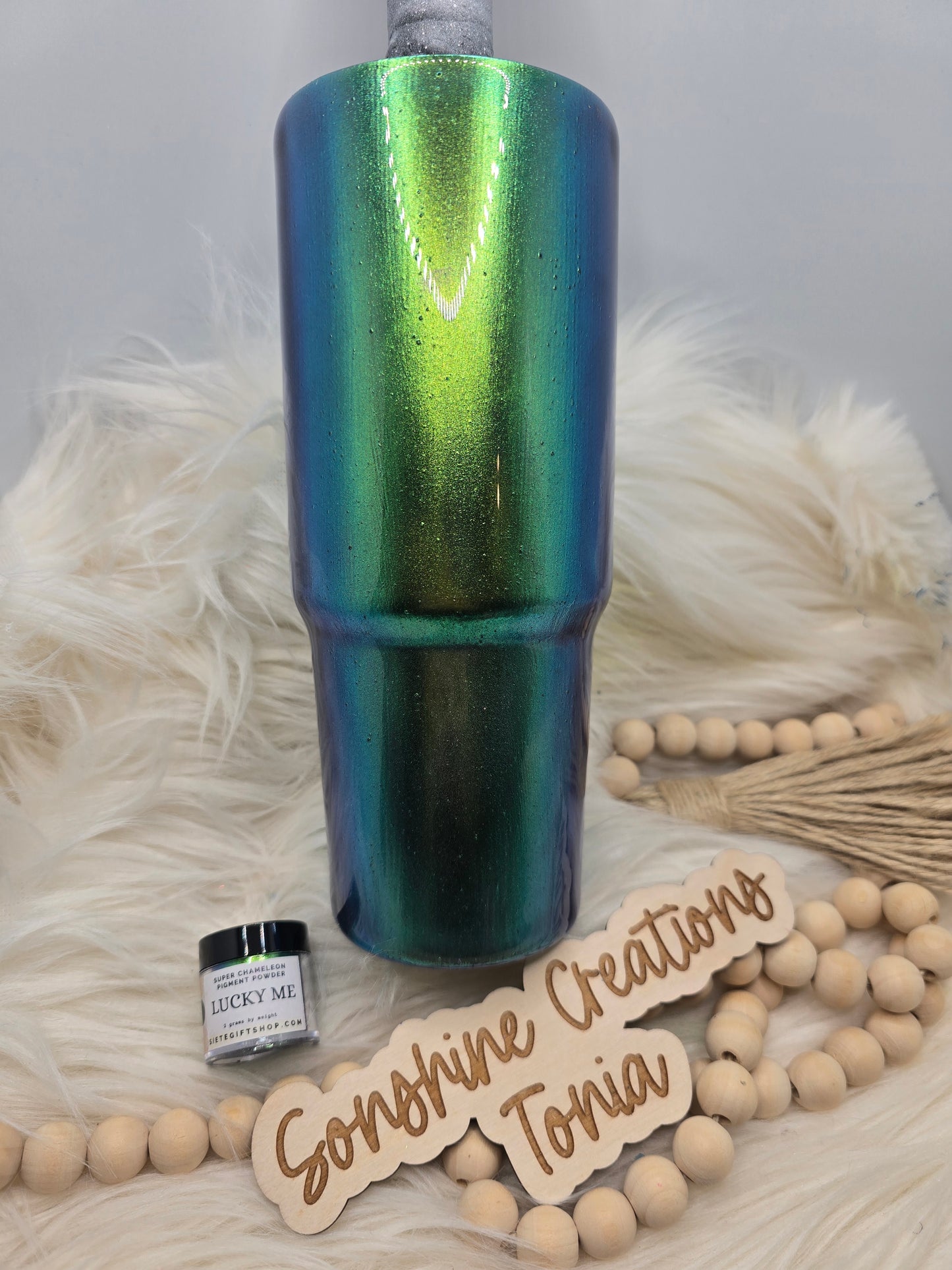Live Hydrodipping base 4/23/26 7pm cst live- 30oz Tri-sip- Siete pigment: Lucky Me