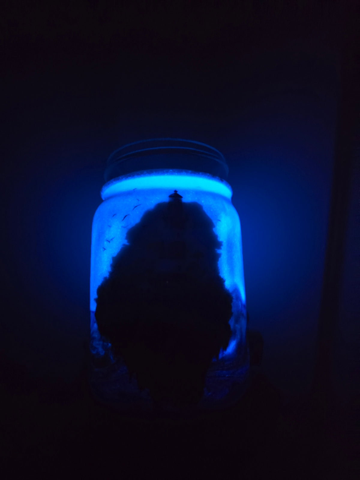 #3 - Soap Dispenser - Lighthouse - Ocean with Glow