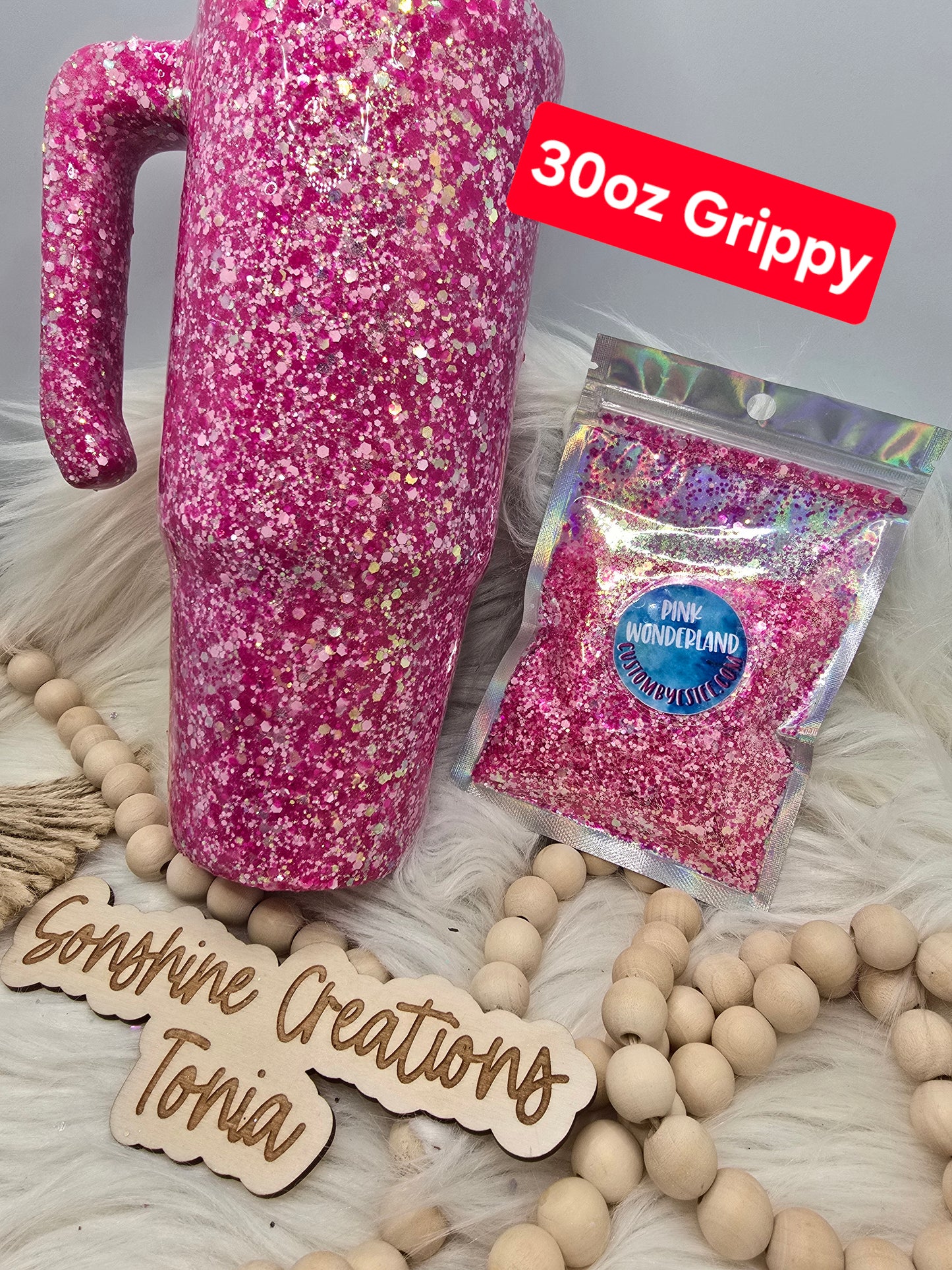 Live Hydrodipping base 11/18/25 10am cst live- 30oz Grippy- CBE: Pink Wonderland