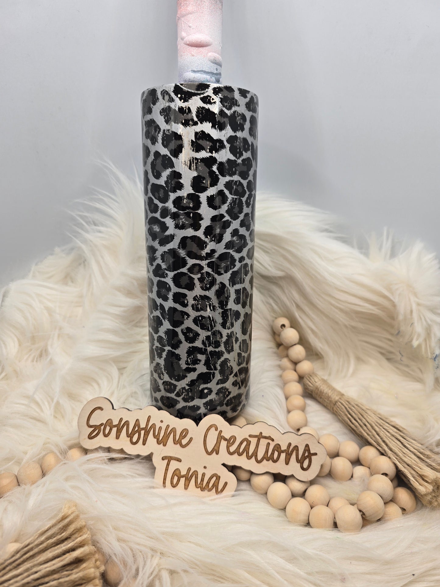 Live Hydrodipping base 2/12/26 10am cst live- 20oz Skinny- Leopard foil