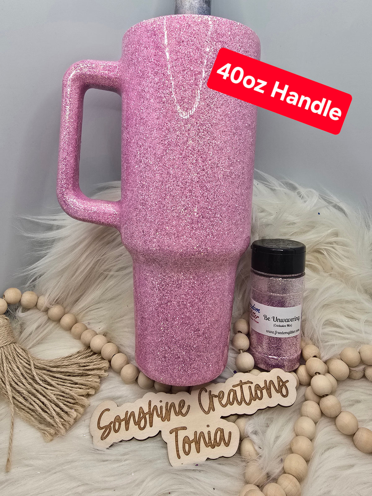 11/13/25 10am cst live- Custom Thursday- 40oz Handle- Freedom Glitter: Be Unwavering