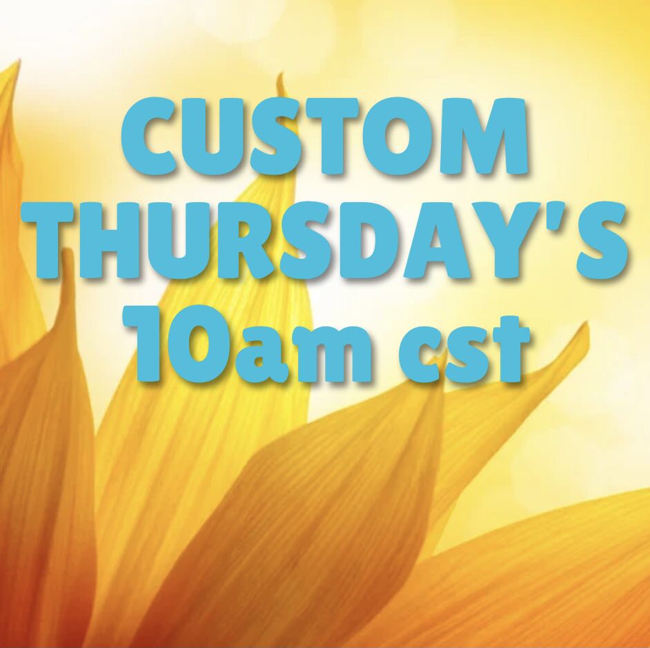 Custom Thursdays Live Event 10am cst