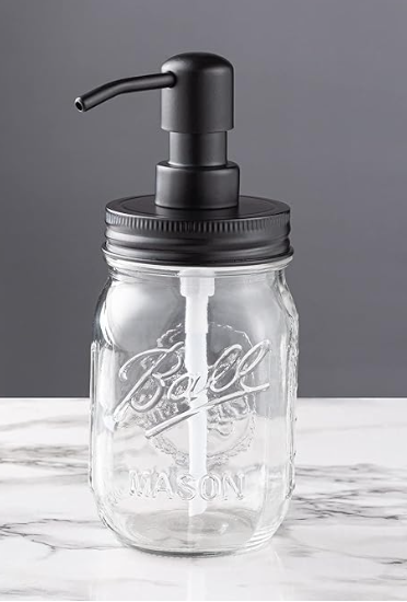 Pre-order CUSTOM: 16oz Mason Jar Soap Dispenser