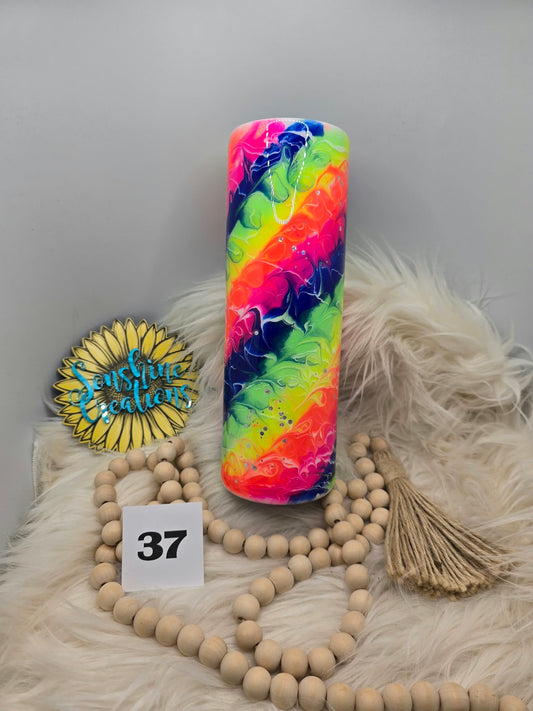 #37 - 30oz Skinny - Neon Boujee Stinger