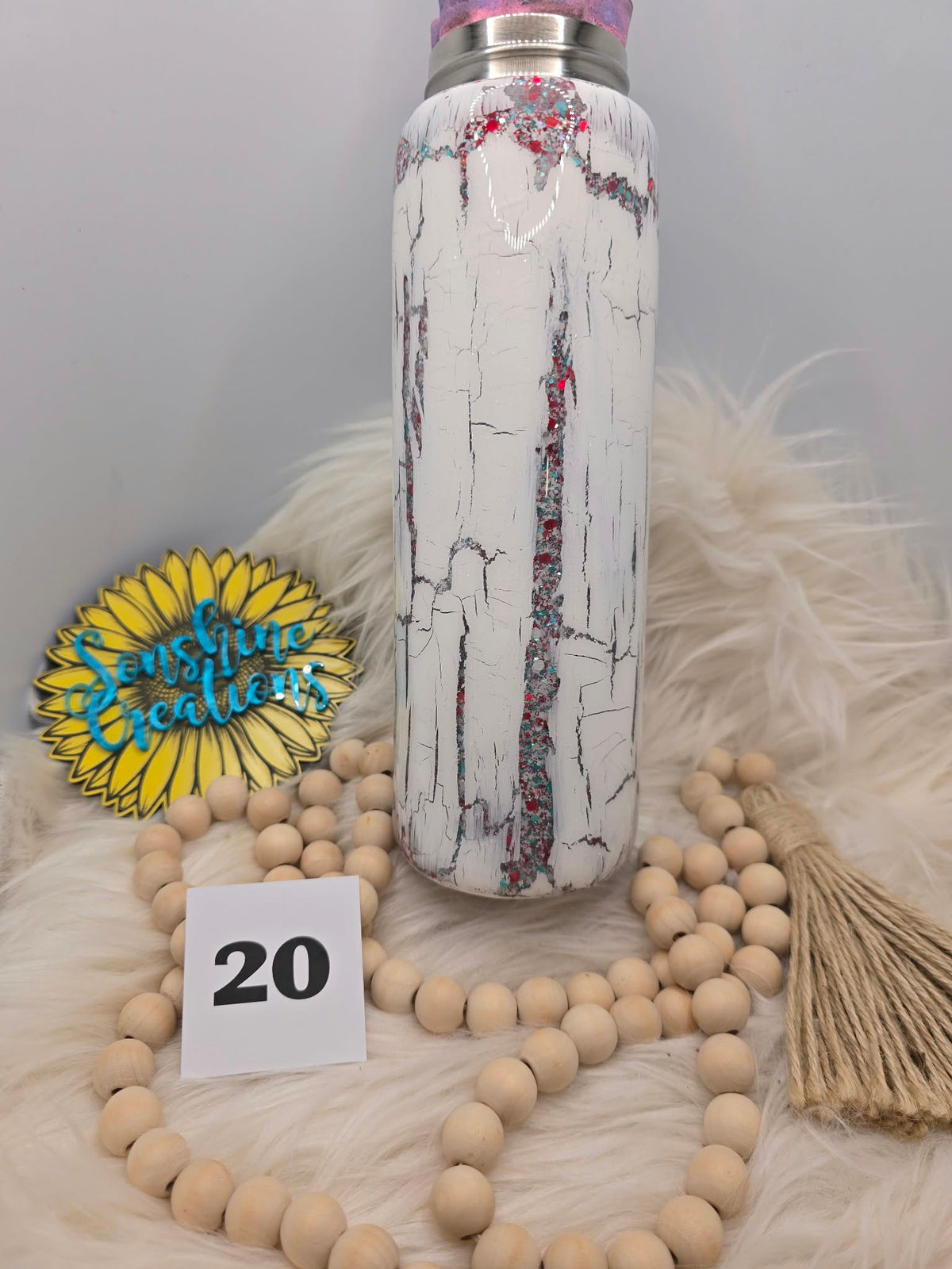 #20 - 25oz Hydro Duo - Crackle - Reindeer