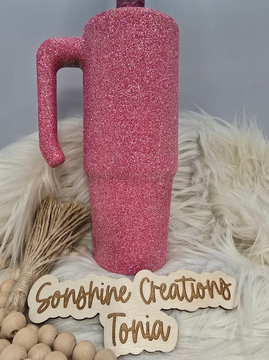 LIVE HYDRO DIP BASE 3/09/2025 -30oz Grippy- Love all bling: Legally Pink