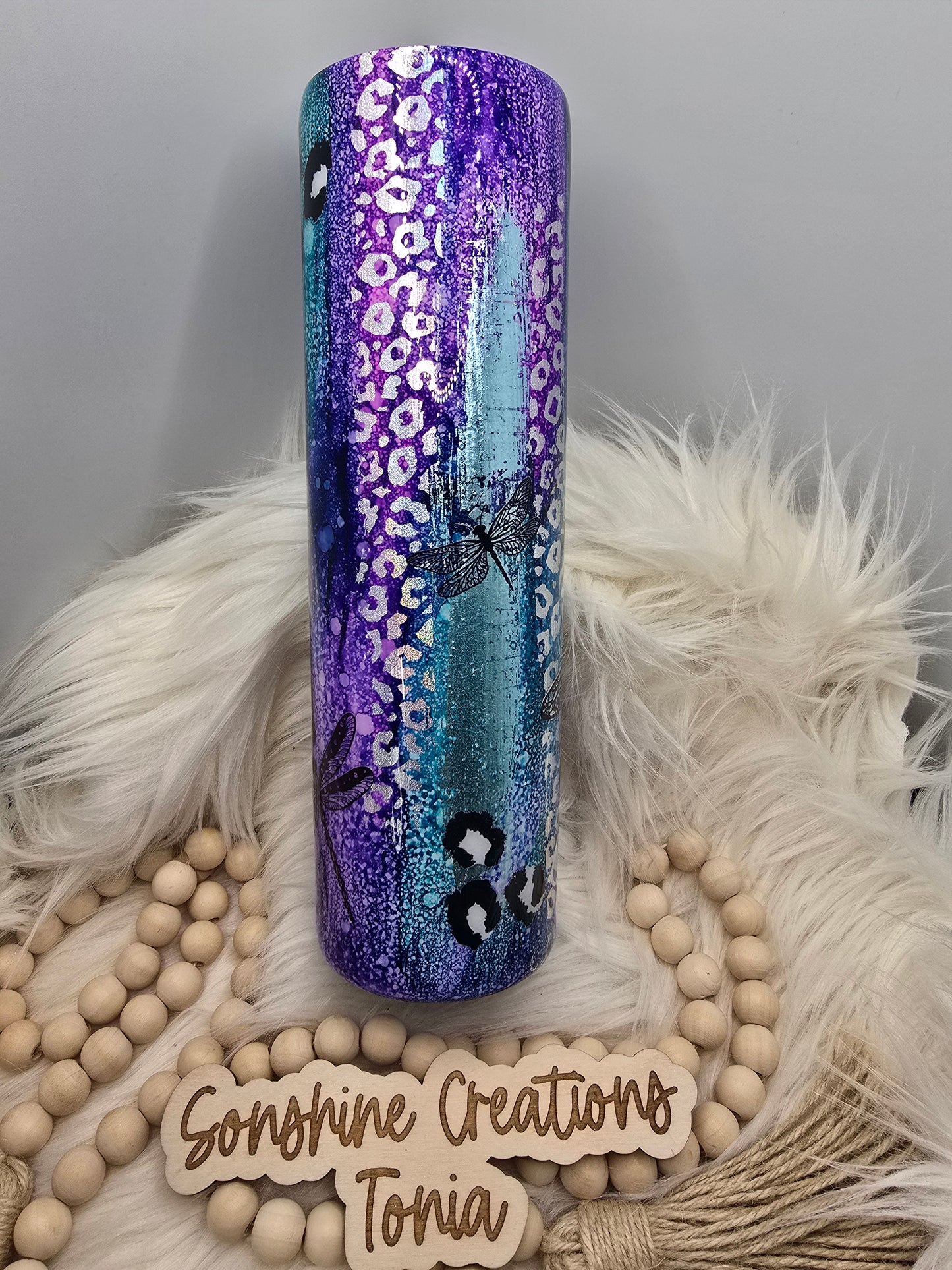 Birthday Drop 06/06/2025 -35oz Duo- Rustic Raindrop: Dragonfly "Stay Humble"