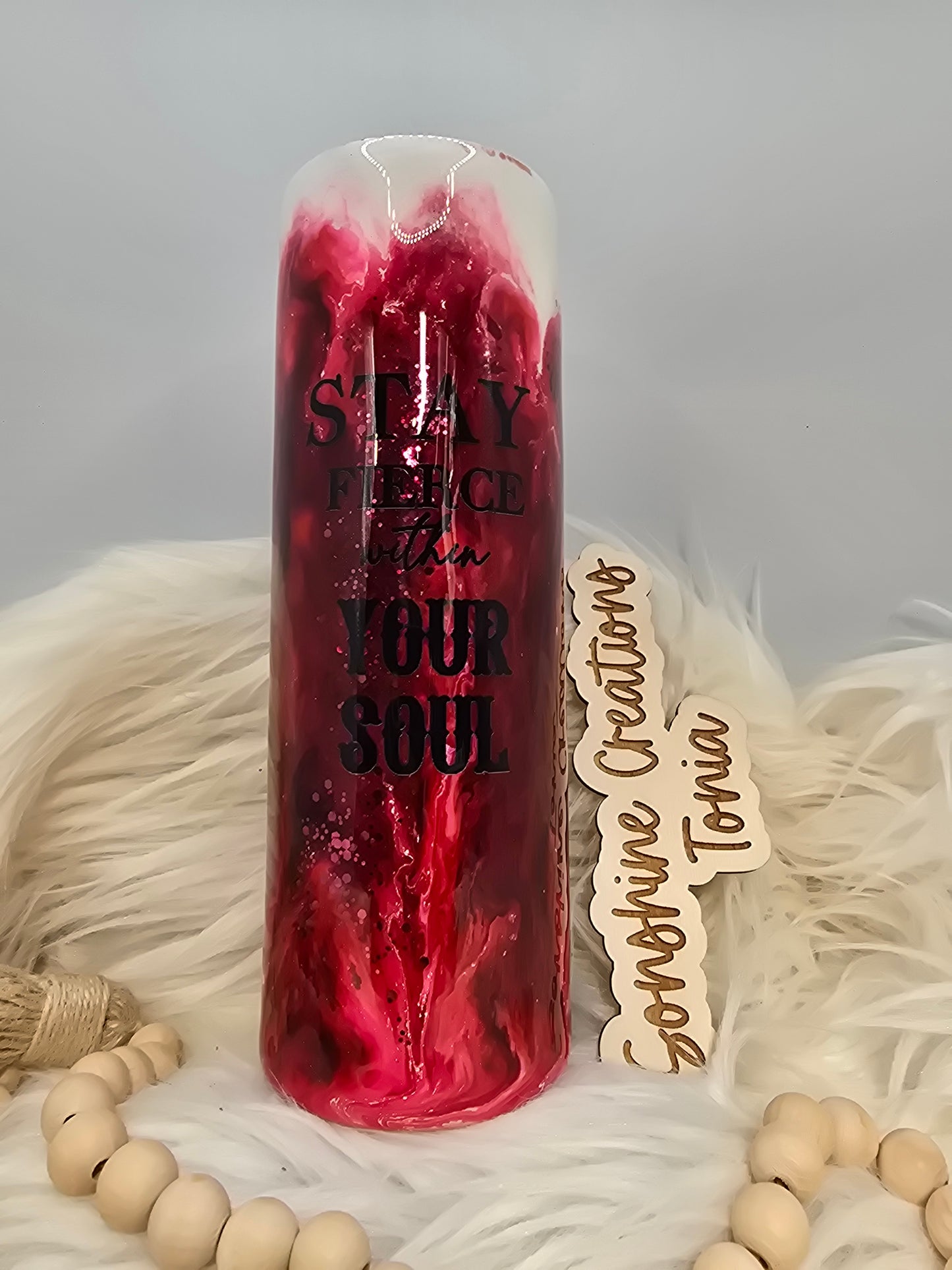 30oz Skinny-Cranberry colormelt- Lion