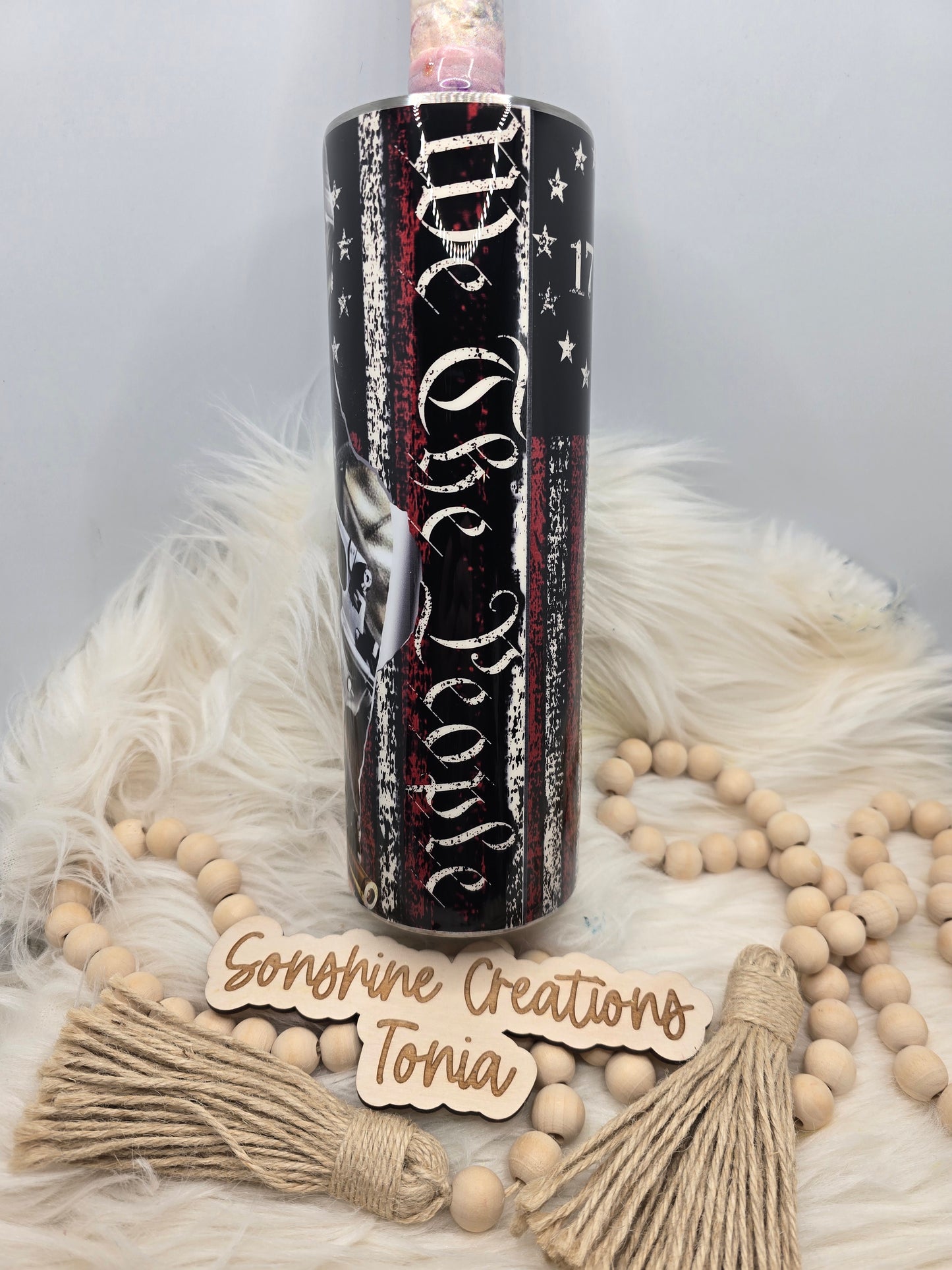 30oz Skinny- We the people wrap