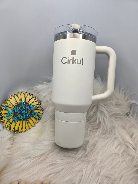 PRE-ORDER Custom Tumbler- 40oz White Cirkul tumbler