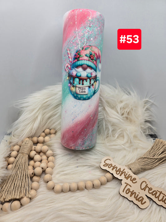 #53- Live Sale 09/14/2025 - 35 oz. Duo: Pastel Milky way Gnome
