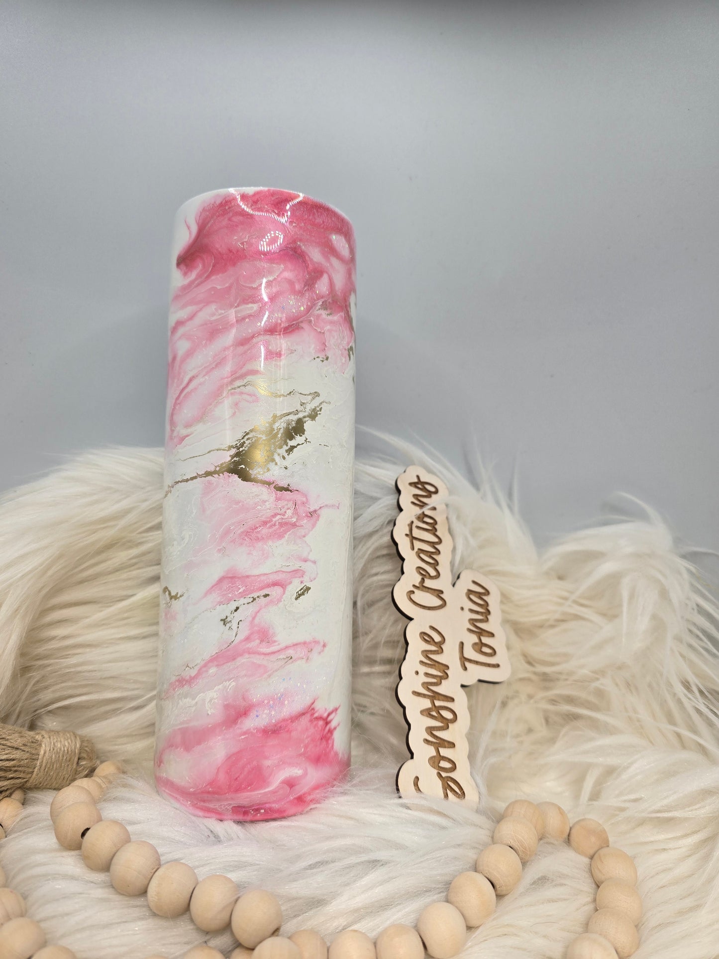 30oz Skinny- Roses elegance