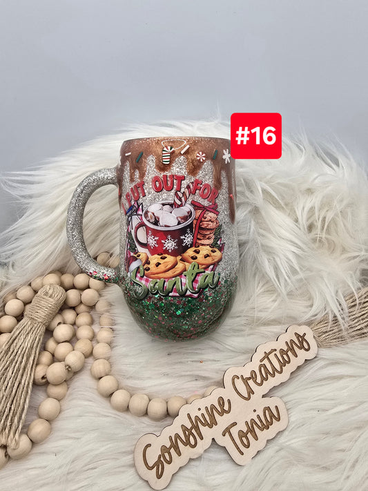 #16- Live Sale 09/14/2025 - 16 oz. Coffee Mug: I Put Out For Santa Drip