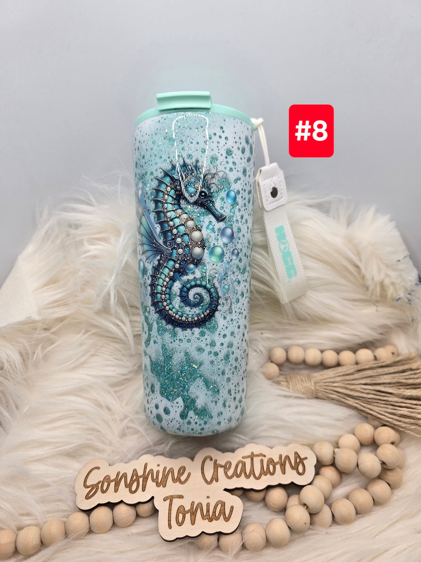 #08 Live Sale 5/03/2026 - 24oz Dual Flip- Seahorse power wash