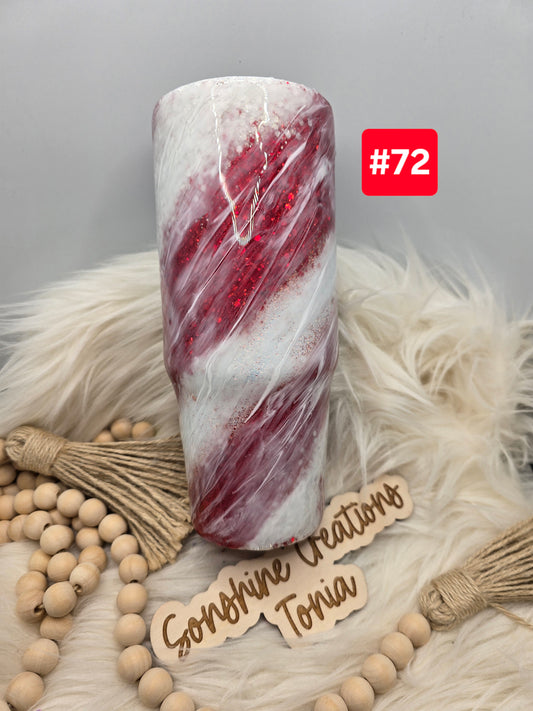 #72- Live Sale 09/14/2025 - 30 oz. Clip Mate: Candy Cane Milky way