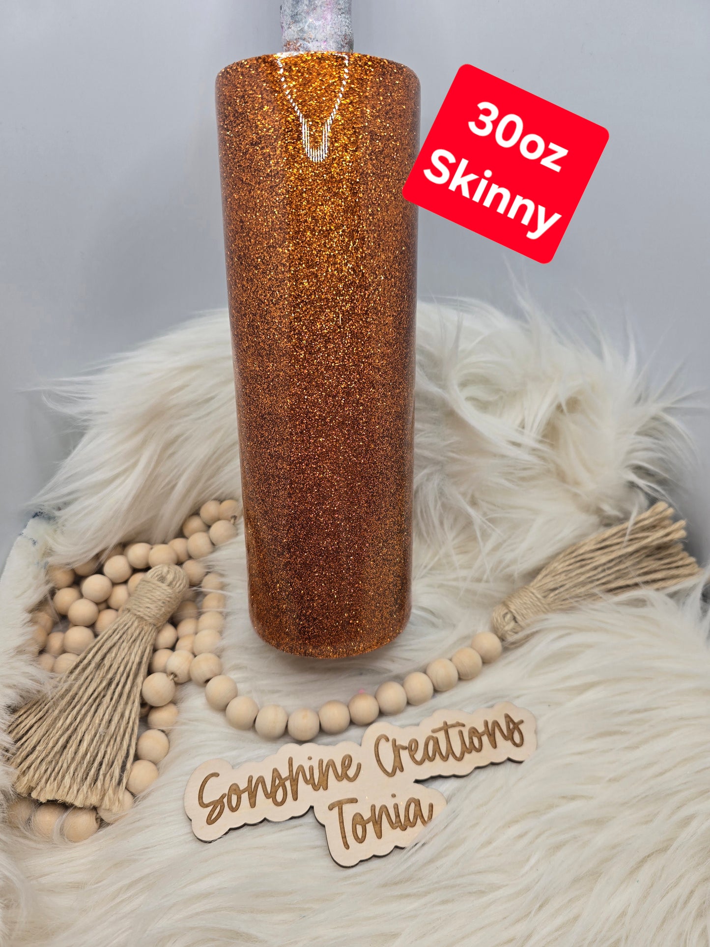 08/28/25  10am cst live- Custom Thursday- 30oz Skinny- Exclusive Orange Sapphire