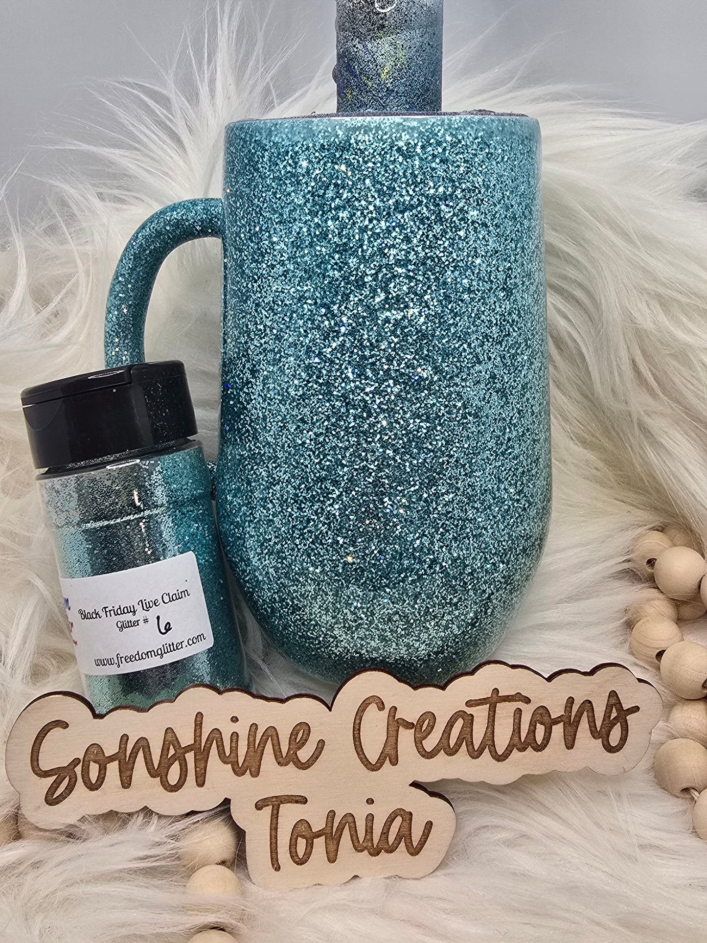Live Hydrodipping base 12/19/25  10 am cst live- 16oz Coffee mug- Freedom Glitter: BF #6
