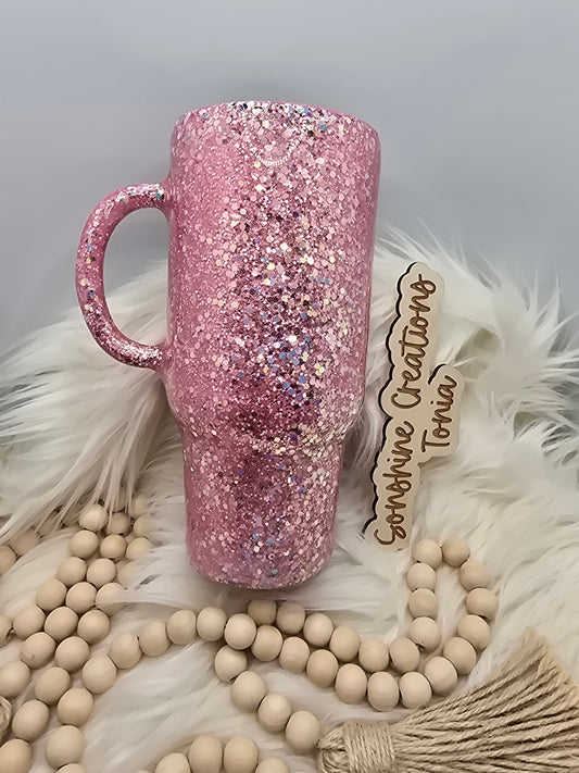 LIVE HYDRO DIP BASE 05/30/2025- 32oz Handle- Exclusive Chunky pink mix