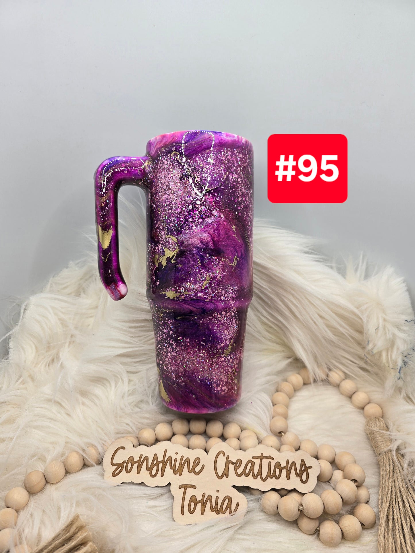 #95 Live Sale 2/01/2026 - 30oz Grippy- Pink, purple waymaker