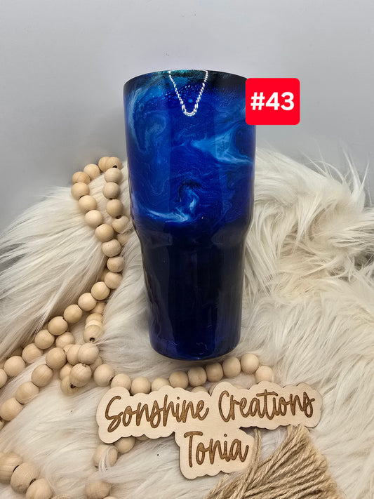 #43- Live Sale 07/13/2025 -  30oz Curve- Cobalt Sky