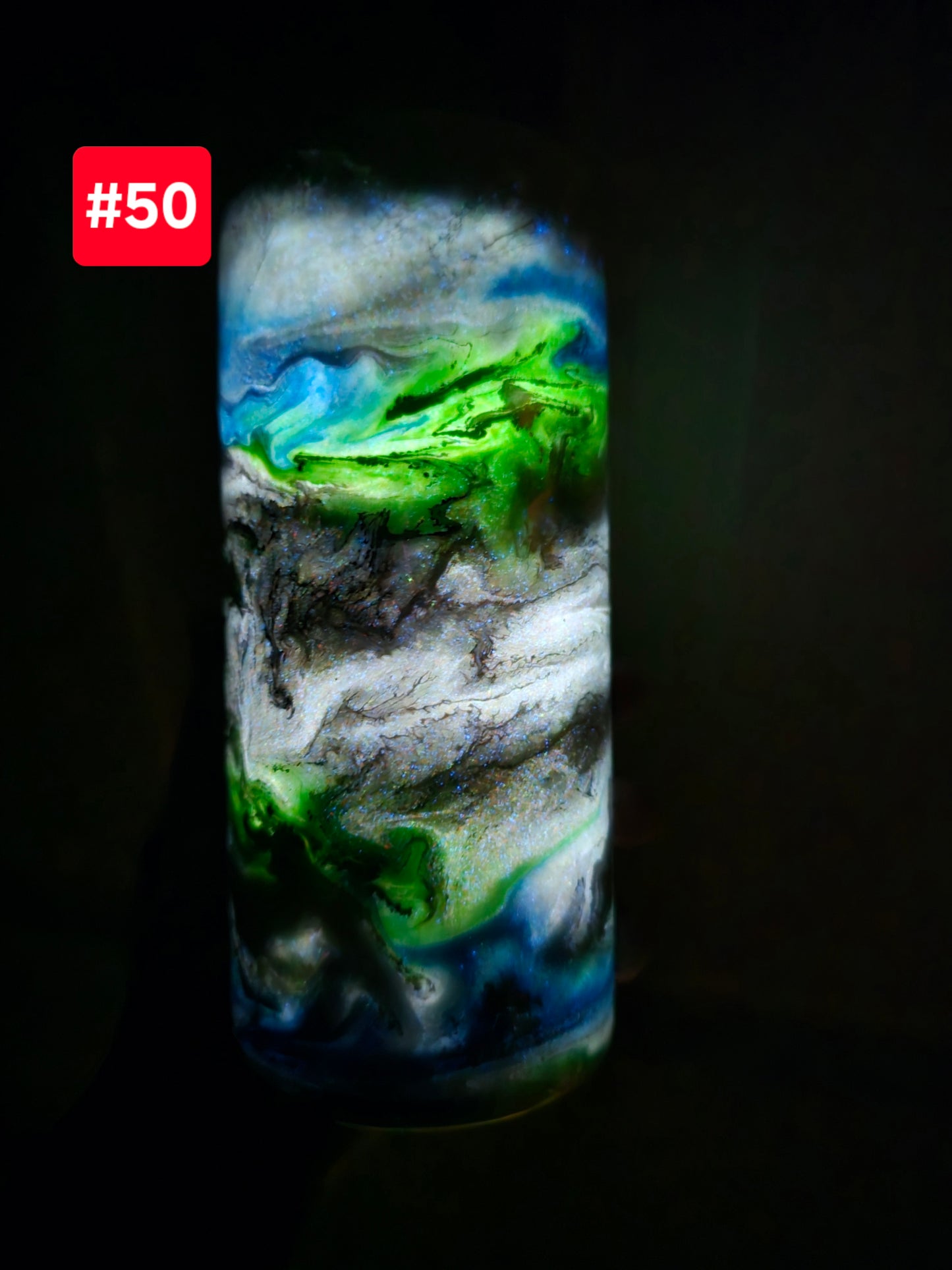 LIVE SALE 5/042025 - #50- 15oz Duo: Dinosaur glow