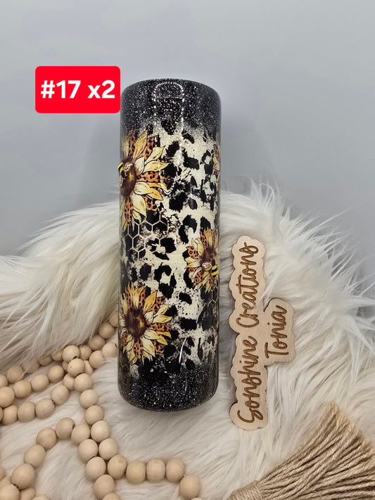 LIVE SALE 5/042025 - #17- 30oz Skinny: Sunflower Bee Kind