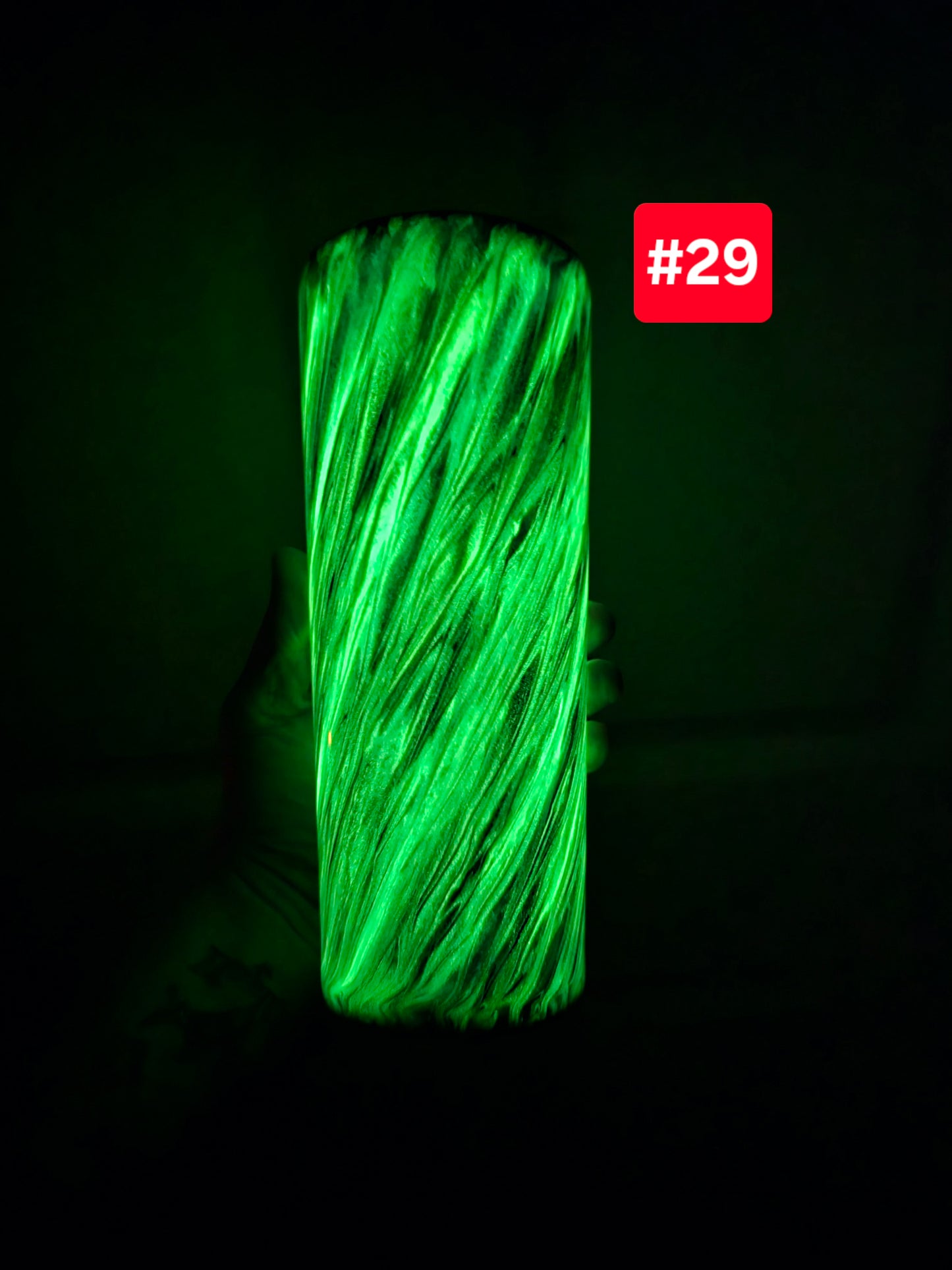 #29- Live Sale 07/13/2025 -  24oz Dual Flip- Northern lights milky way (Glow)