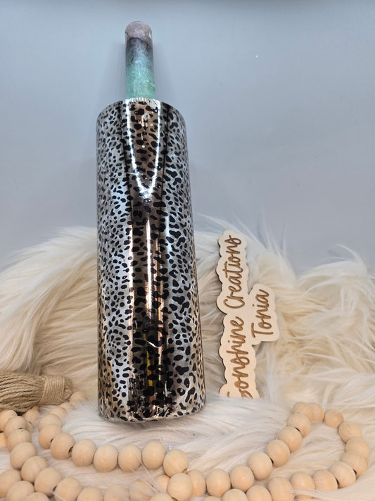 LIVE HYDRO DIP BASE 2/21/2025 -30oz Skinny- Foil Steel Leopard