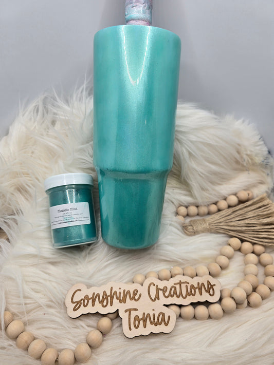Live Hydrodipping base 5/12/26  7pm cst live- 30oz Clipmate- Woodes Goodies- Metallic Mint