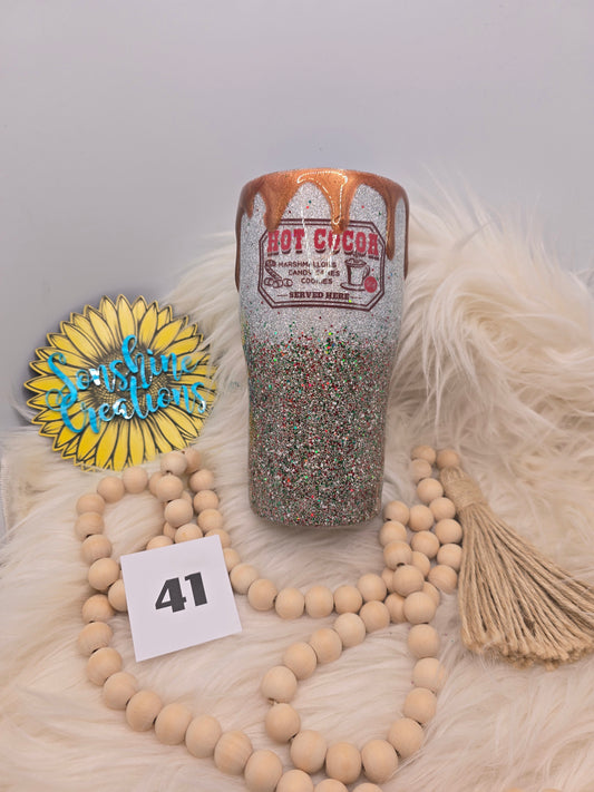 #41 - 20oz Curve - Hot Cocoa with drip